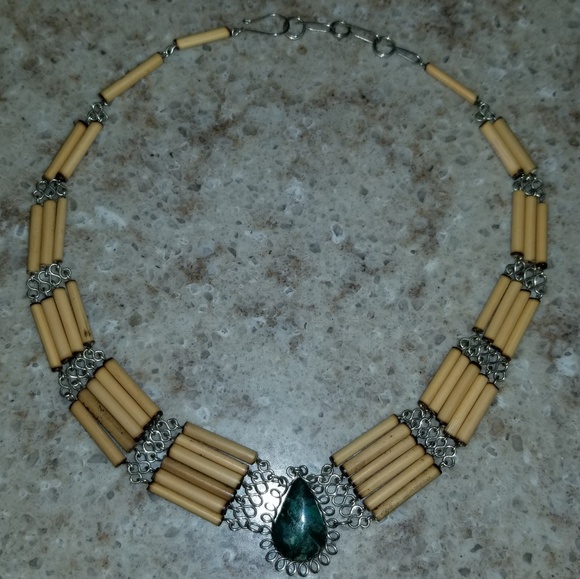Handmade Jewelry - Handmade bamboo necklace